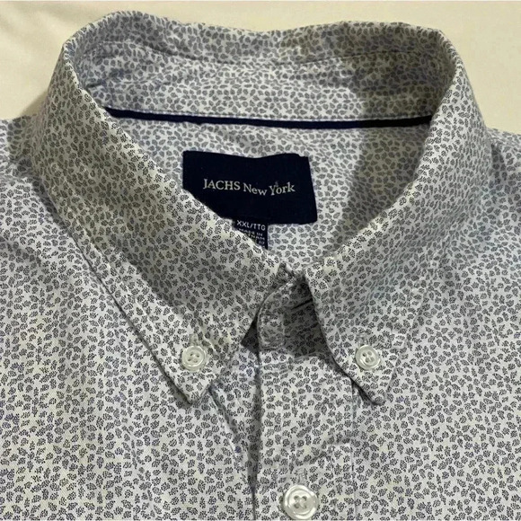 🎈Jachs New York  men short sleeves button down collared casual shirt - Picture 6 of 10